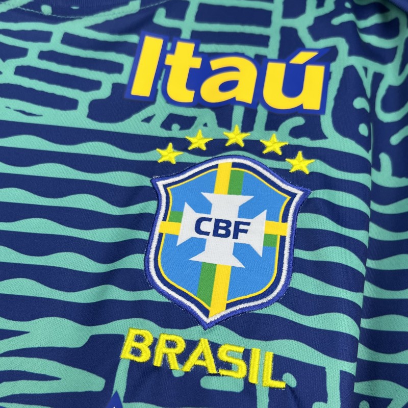 2024 Retro Brazil Pre-Match Jersey