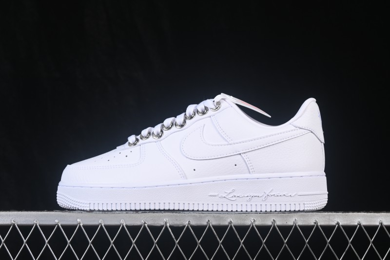 Nike Air Force 1 '07 Low Basketball Shoes with Full-Length Air Cushion - CZ8065-100