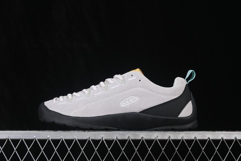 Keen Jasper Retro Street Style Outdoor Shoes in Light Gray-Yellow - F.C3