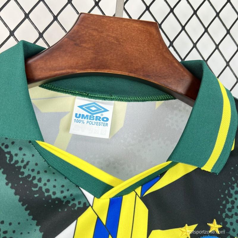 1994 Retro Brazil Goalkeeper Long Sleeve Jersey