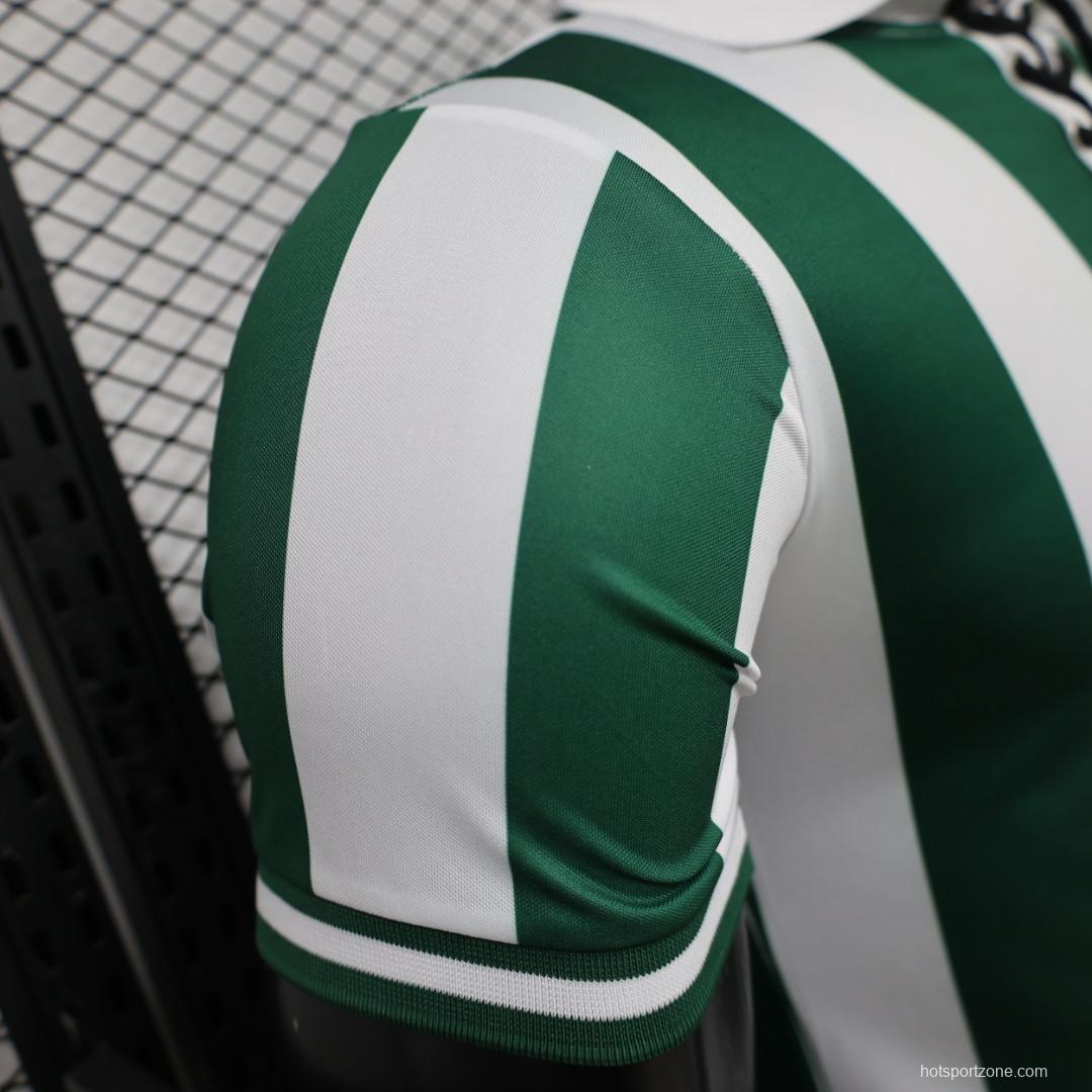 Player Version  26/27 Al Ittihad  Green & White Stripe Special Edition Jersey