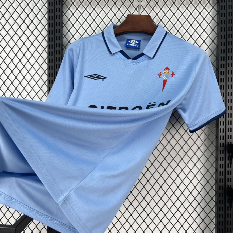 2001/02 Retro Celta Vigo Home Jersey