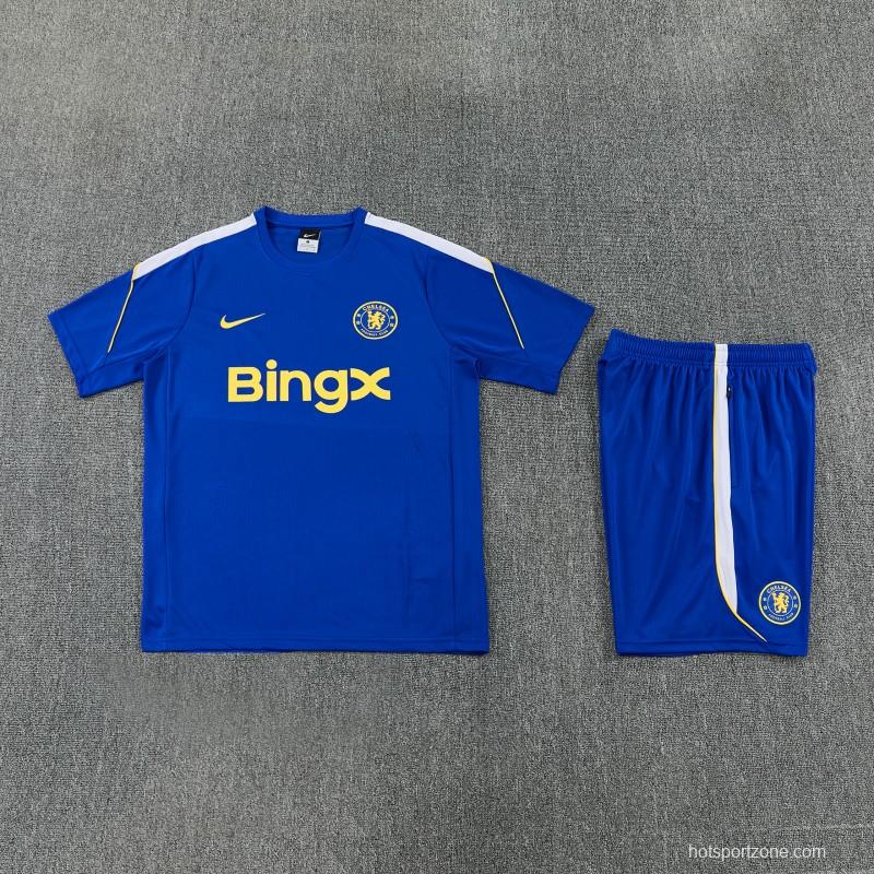 26/27 Chelsea Blue Short Sleeve+Soccer Shorts