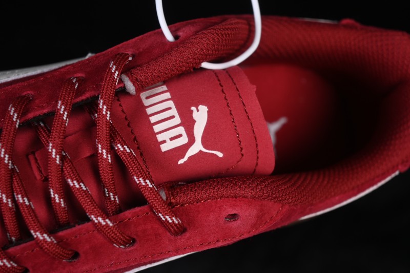 Puma 9-T Suede Red Comfortable Anti-Slip Casual Skateboarding Shoes - 406756-04