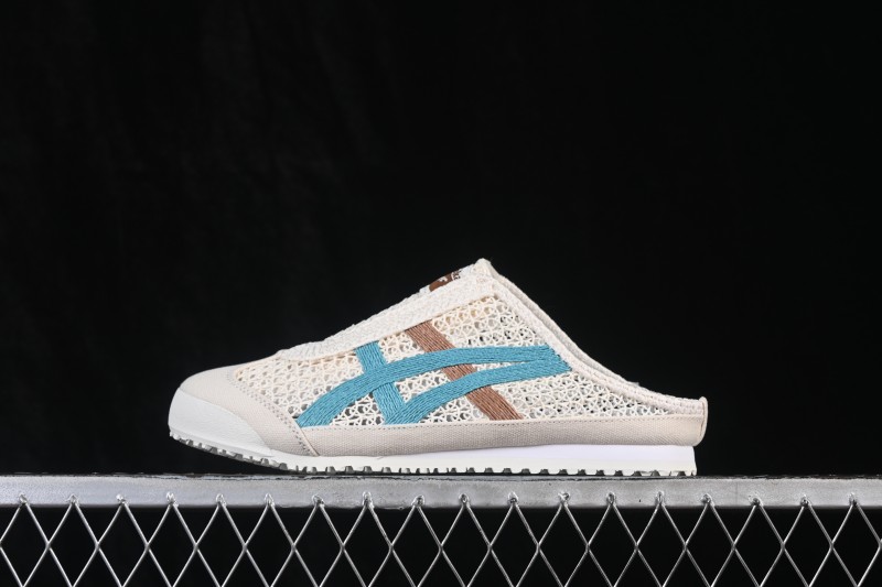 Onitsuka Tiger Mexico 66 Sabot Breathable Mesh Slip-On Half-Shoe - 1183C208-100