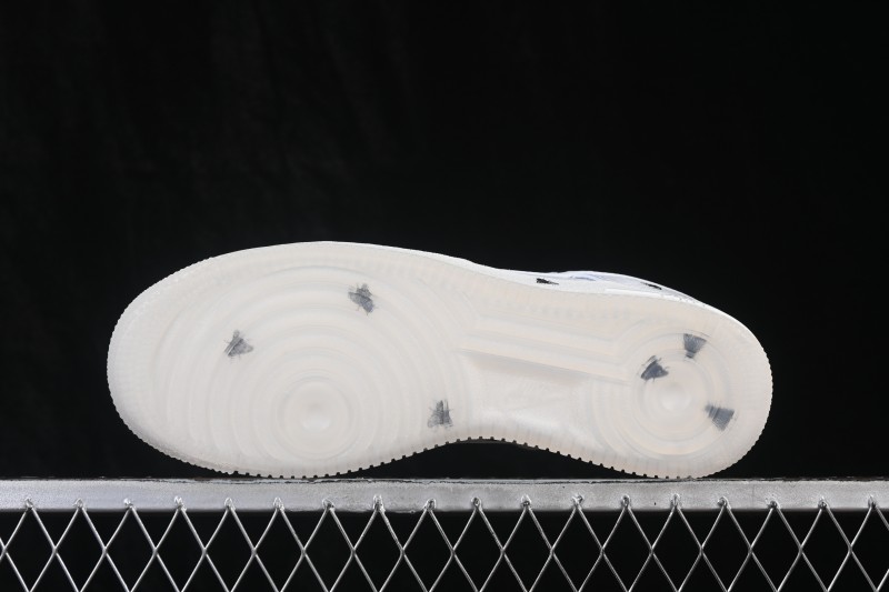 Nike Air Force 1 '07 Low "Fly Pack" Retro Basketball Sneakers with Premium Full-Grain Leather - IM3081-100