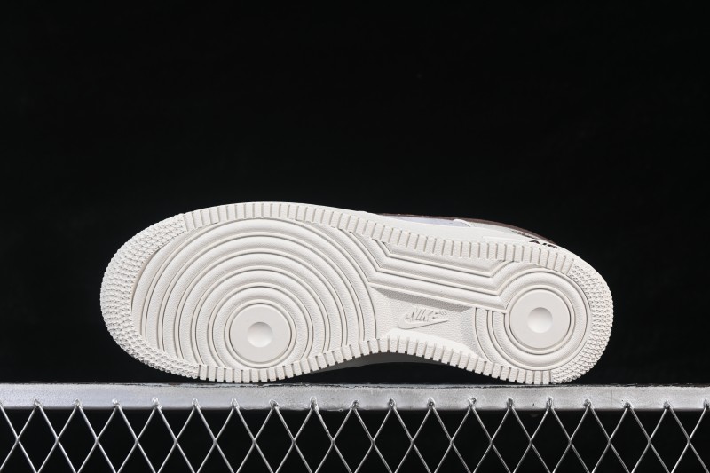 Nike Air Force 1 '07 Low Chinese New Year Year of the Horse Edition Brown and Gold Accents Low-Top Casual Sneakers - FQ7637-001