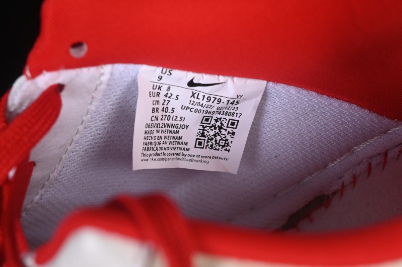 Nike Air Force 1 '07 Low Year of the Horse Limited Edition White Red Horsehair Chinese Style Casual Sneakers - XL1979-145