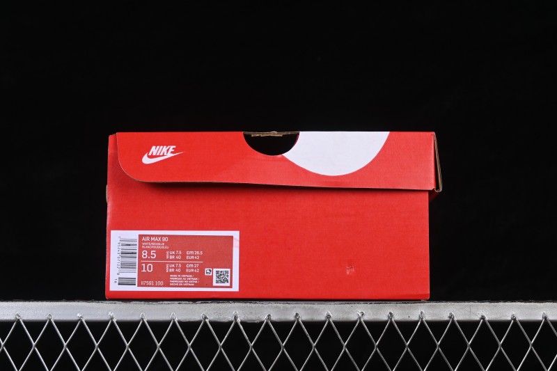 Nike Air Max 90 Retro Running Shoes with Visible Air Cushioning - II7591-100