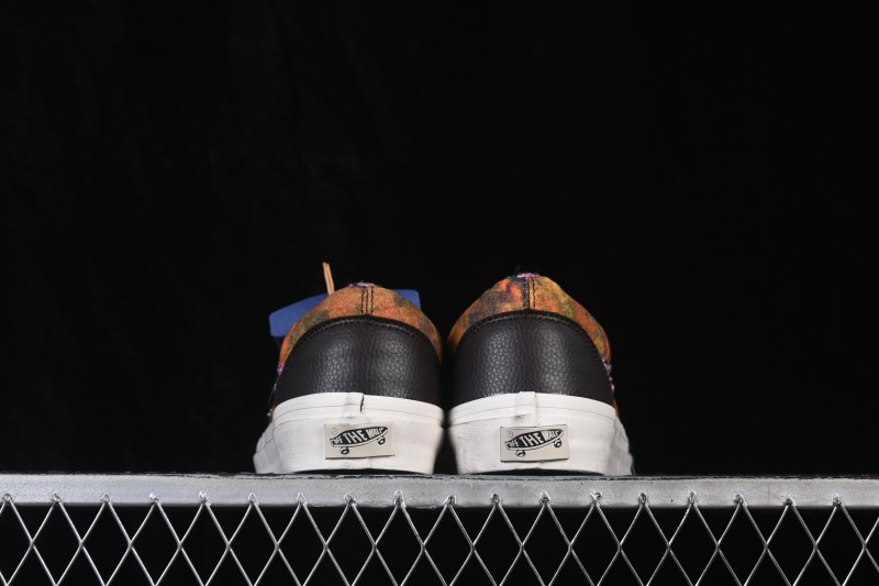 Vans Premium Old Skool 36 Retro Distressed Skate Shoes with Vintage Logo Accents - VN000D9RENB
