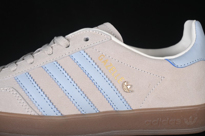 Adidas Originals Gazelle Indoor Retro Low-Top Sneakers with Suede Upper and Gum Rubber Outsole - JR2432