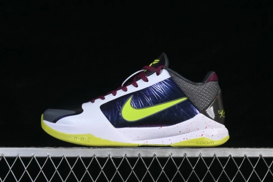Nike Kobe 5 Chaos Professional Basketball Shoes with Aggressive Traction Pattern - CD4991-100