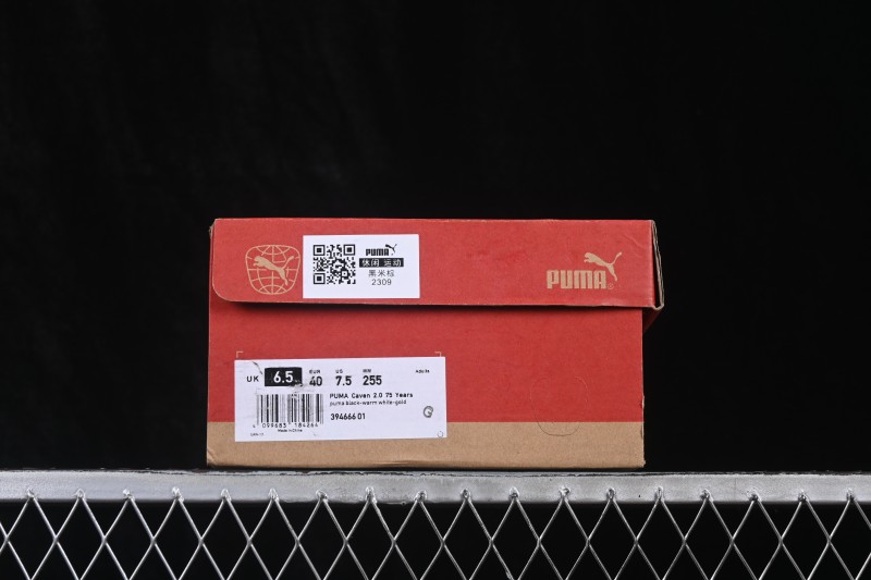 Puma Caven 2.0 Low-Top Campus Lifestyle Sneakers with Classic Leather Upper - 394666-01