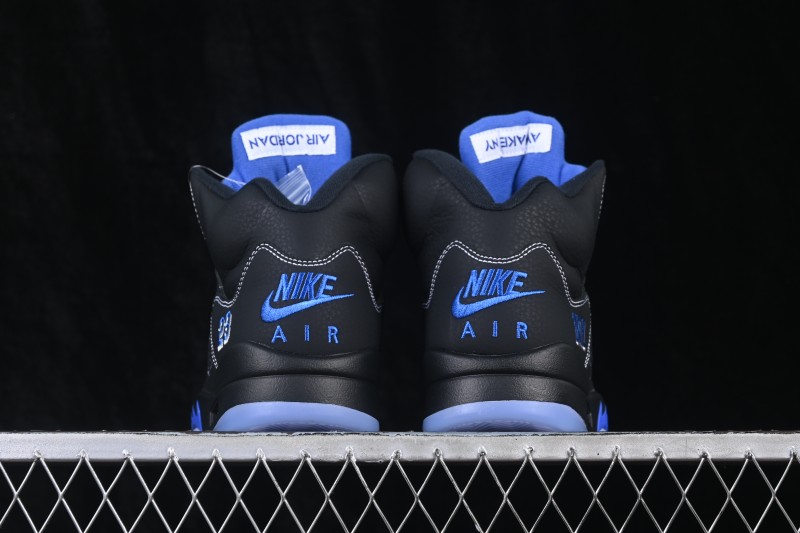 Nike Air Jordan 5 Retro x Awake NY Black Metallic High-Top Sneakers - DV4982-004