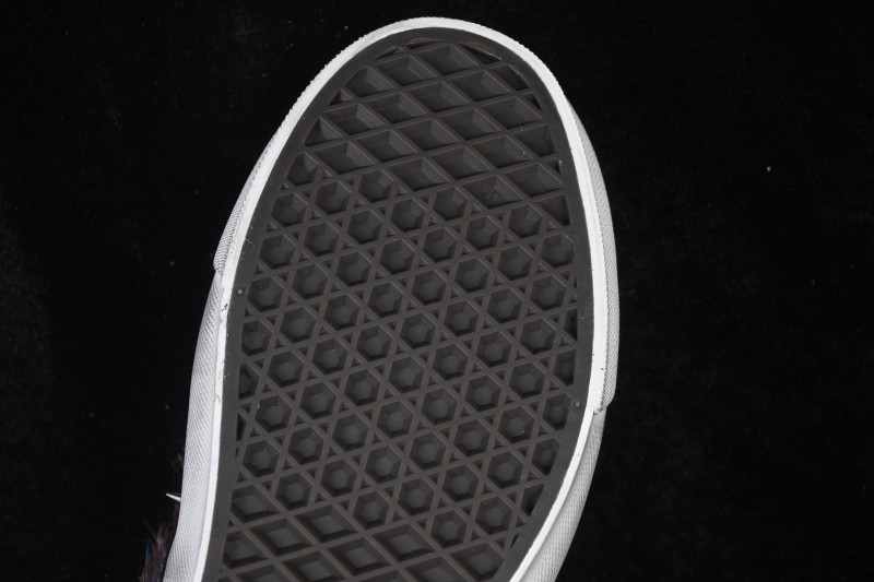 Vans Premium Authentic 44 Punk Style Low-Top Skate Shoes with Mixed Mohair and Studded Accents - VN000DB8BER