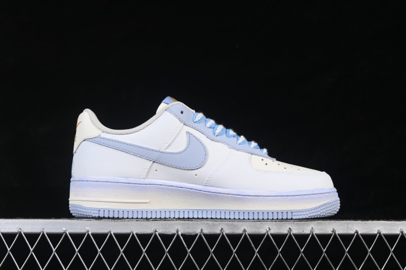 Nike Air Force 1 '07 Low Spring Field Hand-Drawn Casual Sneakers with Gradient Leather and Embroidery Details - DB3301-171