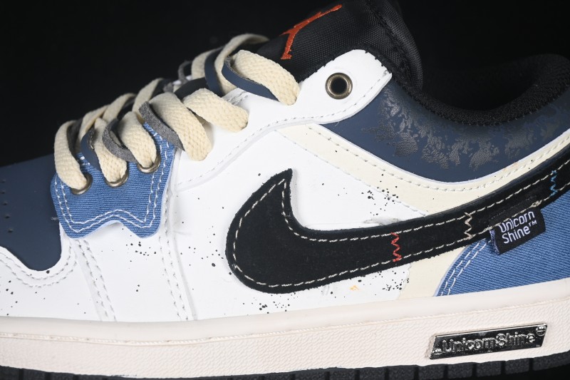 Nike Air Jordan 1 Low Retro Basketball Shoes with Classic Design - 553558-081