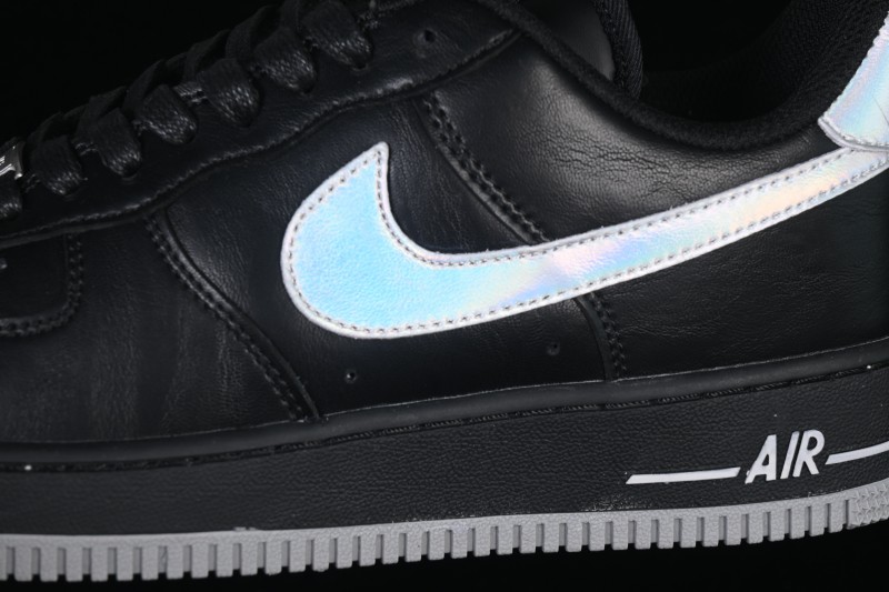 Nike Air Force 1 '07 Low Midnight Phantom Silver Basketball Lifestyle Sneakers - FZ0627-010