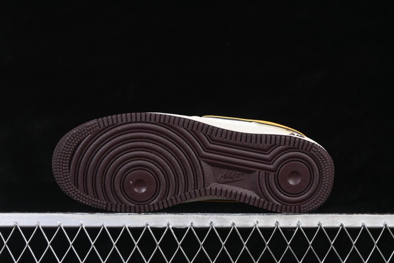 Nike Air Force 1 '07 Low Year of the Horse Limited Edition Beige Gold Thread Casual Skateboarding Shoes - NH0601-504
