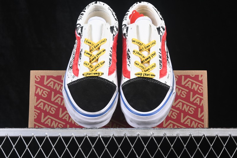 Vans Old Skool Graffiti Low-Top Casual Skateboarding Shoes - VN0A4P3XBMW