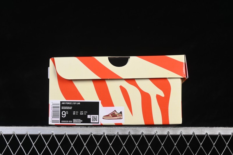 Nike Air Force 1 '07 Low Chinese New Year Limited Edition Red Suede Casual Sneakers - XD0028-009
