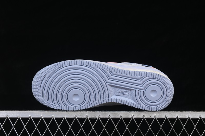 Nike Air Force 1 '07 Low Spring Field Hand-Drawn Casual Sneakers with Gradient Leather and Embroidery Details - DB3301-171