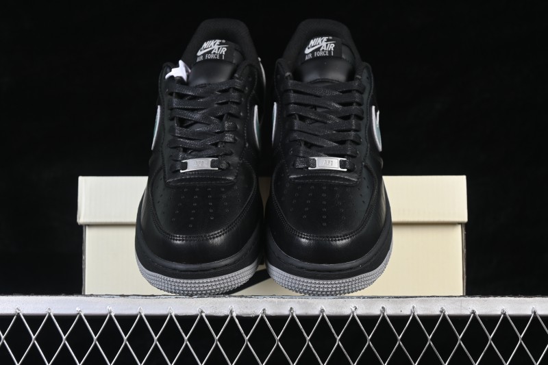 Nike Air Force 1 '07 Low Midnight Phantom Silver Basketball Lifestyle Sneakers - FZ0627-010