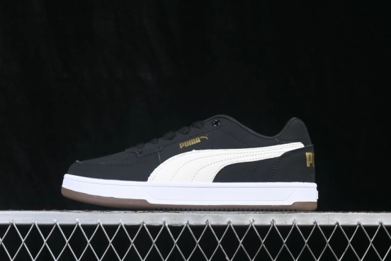 Puma Caven 2.0 Low-Top Campus Lifestyle Sneakers with Classic Leather Upper - 394666-01