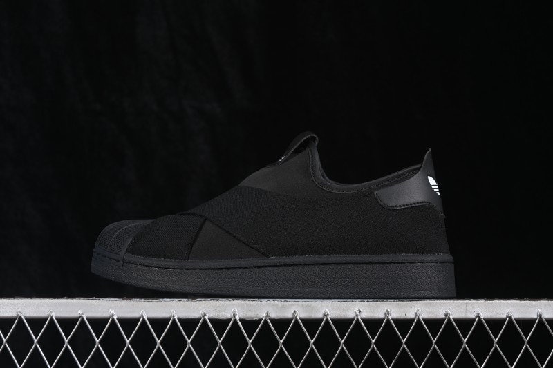 Adidas Originals Superstar Shell-Toe Lace-Up Casual Skateboarding Shoes - KH8208