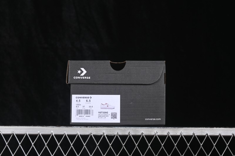 Converse One Star 95 Classic Low-Top Casual Skateboarding Shoes with Glossy Patent Leather and Reflective Star Logo - 167326C