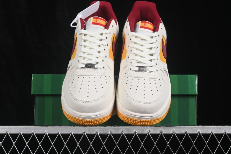 Nike Air Force 1 '07 Low World Cup Themed Casual Skateboarding Shoes - DD1982-370