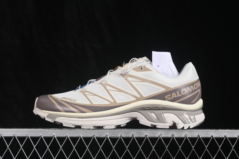Salomon XT-6 Advanced Trail Running Shoes with Agile Chassis System and Breathable Mesh - 477377-33