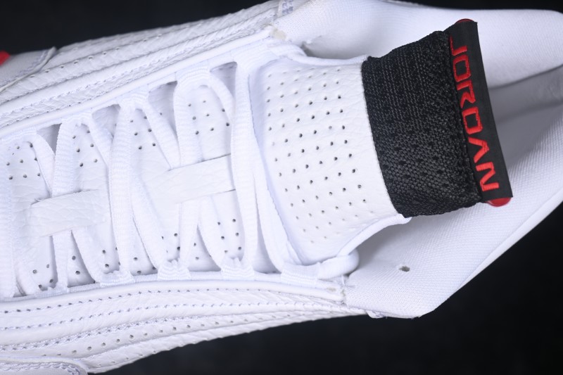Air Jordan 14 Retro 'White Red' Premium Basketball Shoes - 487471-100