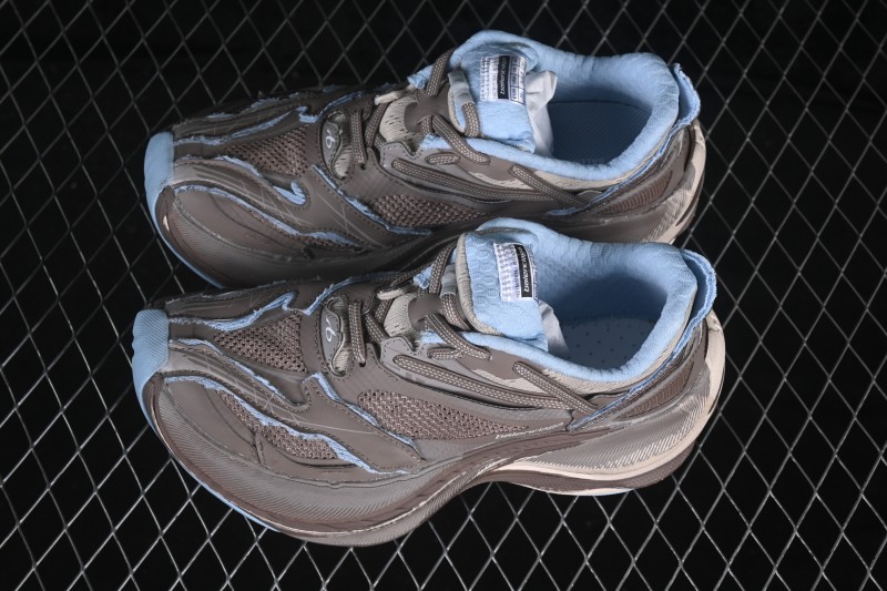 Balenciaga Jet Embossed Print Round Toe Platform Low-Top Dad Shoes - WMRTN4980