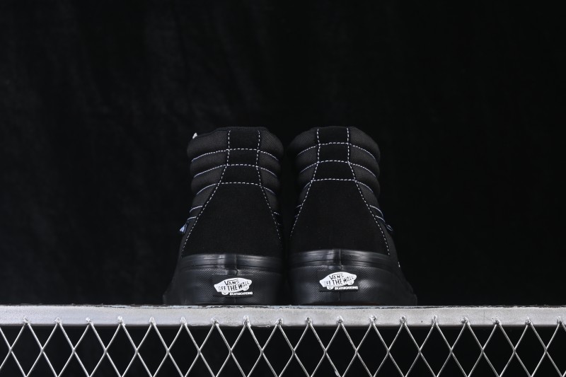 Vans Skate Sk8-Hi Retro Casual Low-Top Skate Shoes - VN0A5FCCBLK