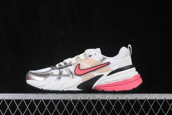 Nike V2K Run Retro Low Running Shoes with Cushioning and Anti-Slip - HJ7389-838