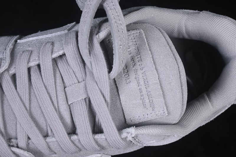 Off-White Out Of Office Low-Top Sneakers Space Grey - AJD4
