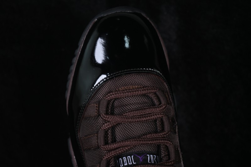 Air Jordan 11 Retro AJ11 Black Brown Basketball Shoes - CT8012-200