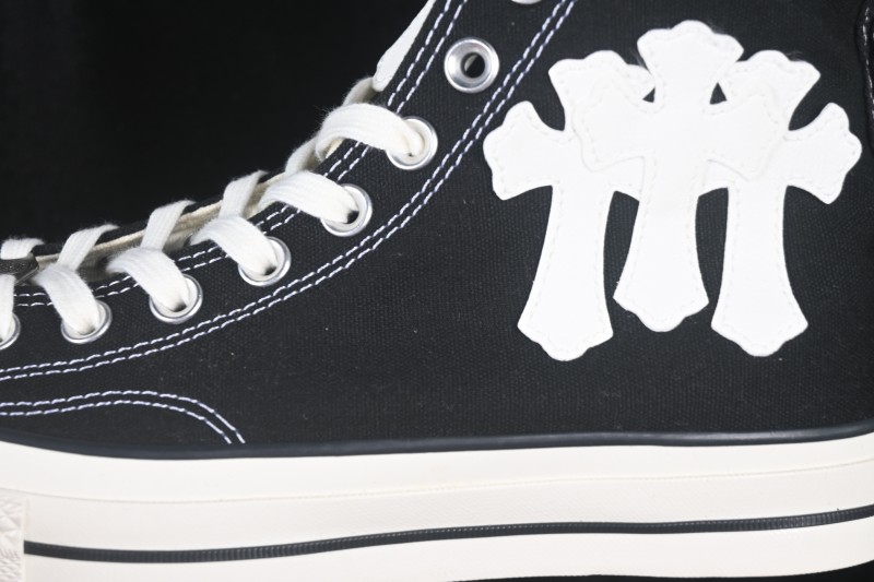 Converse Chuck 70s Chrome Hearts Collaboration High Top Canvas Shoes - 162058C