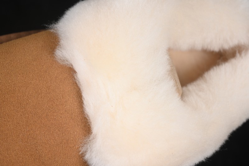 UGG Tazzelle Cow Split Leather Fleece-Lined Comfortable Platform Ankle Snow Boots - AJD4