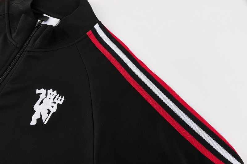 26/27 Manchester United FC 05 Black Full Zipper Jacket + Long Pants