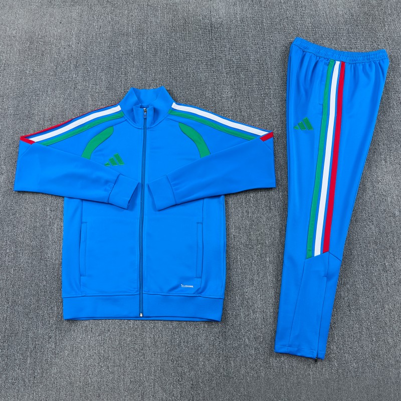 26/27 Air Jordan  Bright Blue Full Zipper Jacket + Long Pants