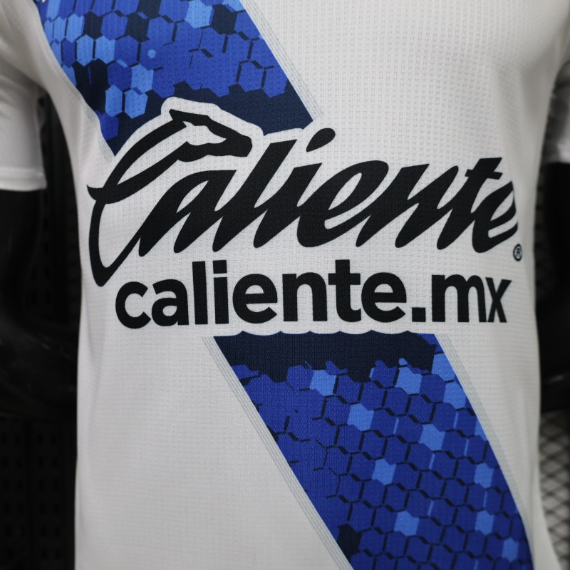Player Version 26/27 Club Puebla Home Blue Pink Jersey