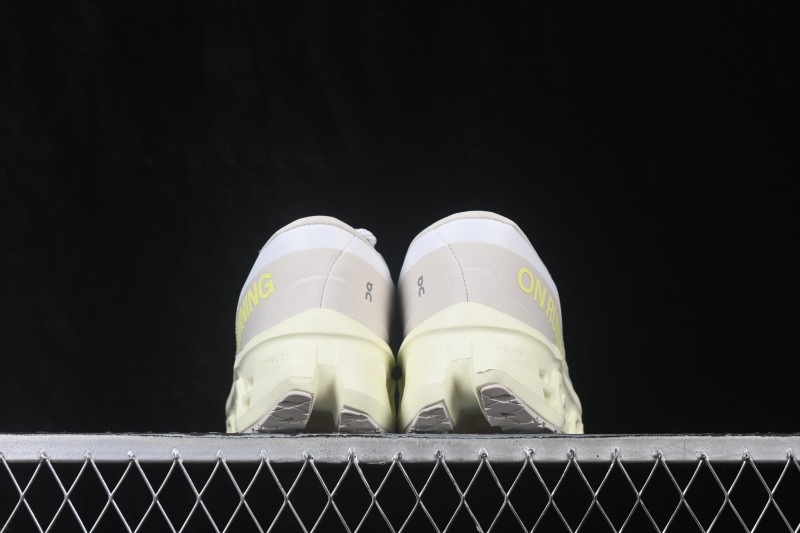 On Cloudmonster 3 Comfort Anti-Slip Wear-Resistant Cushioned Running Shoes - 3WG10034854 Ivory Soodling