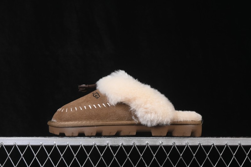 UGG Slipper Evolution Comfortable Flat Closed-Toe Slippers - 1180