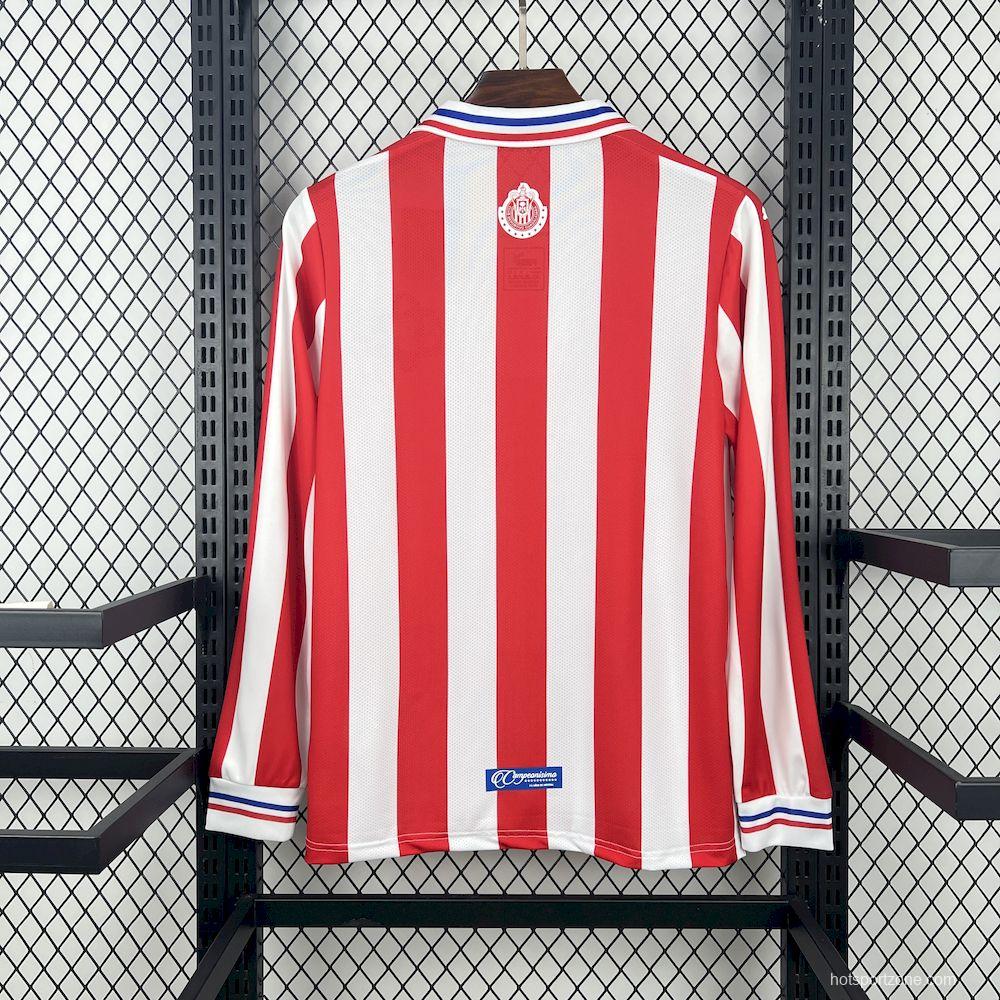 2016/17 Retro Chivas Guadalajara 110th Anniversary Long Sleeve Jersey