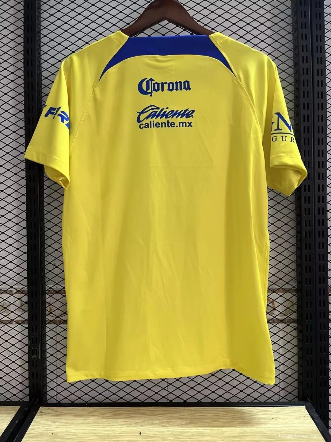 23/24 Club America Yellow Training Jersey