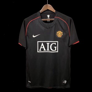 Retro 07/08 Manchester United Away Black Jersey