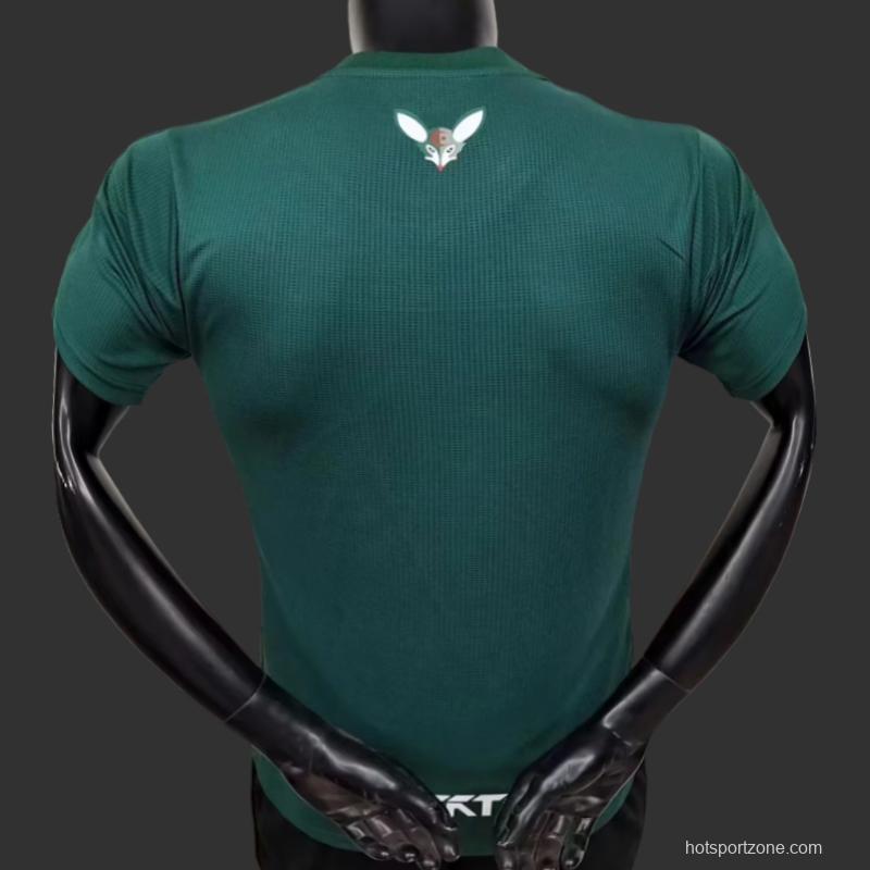 Player Version 2023 Algeria Dark Green Jersey