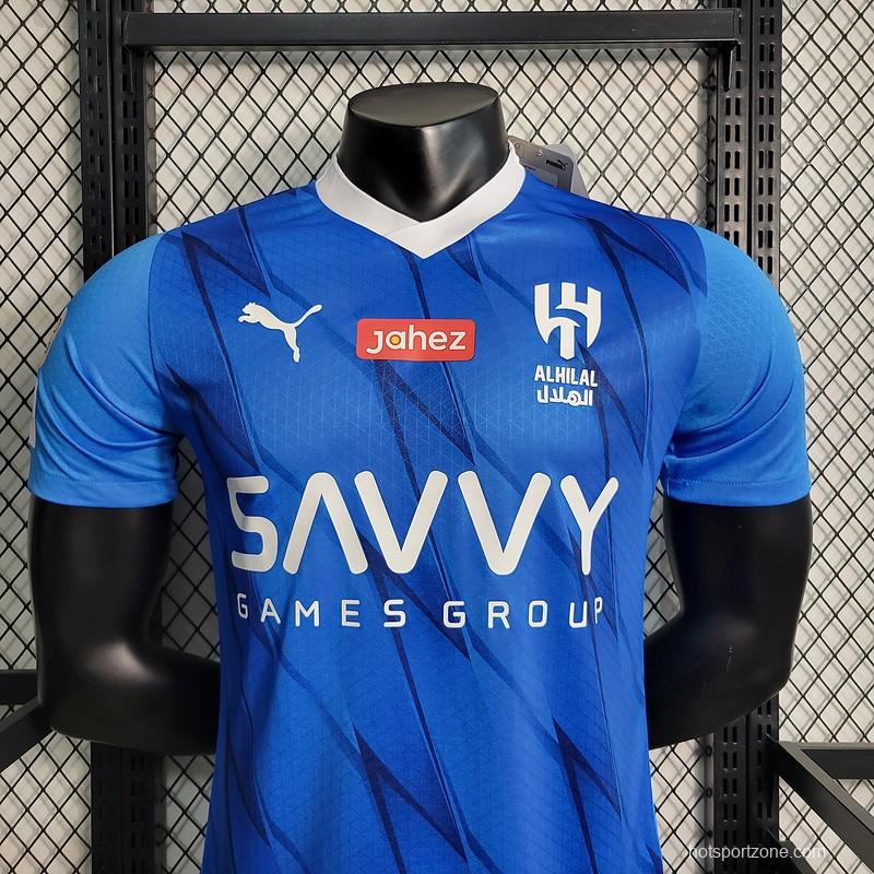 Player Version 23/24 Al Hilal Home Jersey